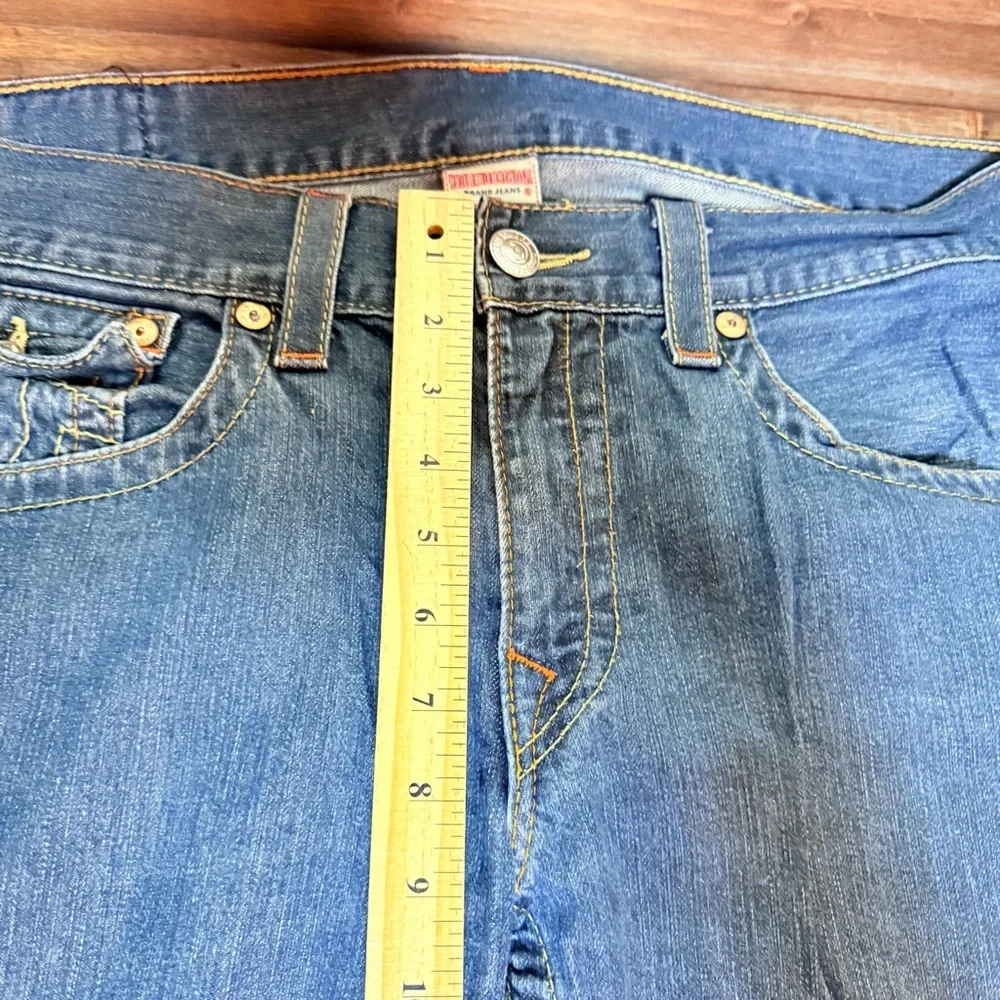 True Religion Straight Leg Jeans – Men’s Size 34, Made in USA​